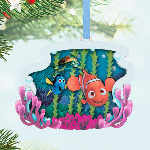 Disney/Pixar Finding Nemo Totally Unforgettable Friends Papercraft 2024 Hallmark Keepsake Ornament Hallmark Keepsake Ornament Hallmark   