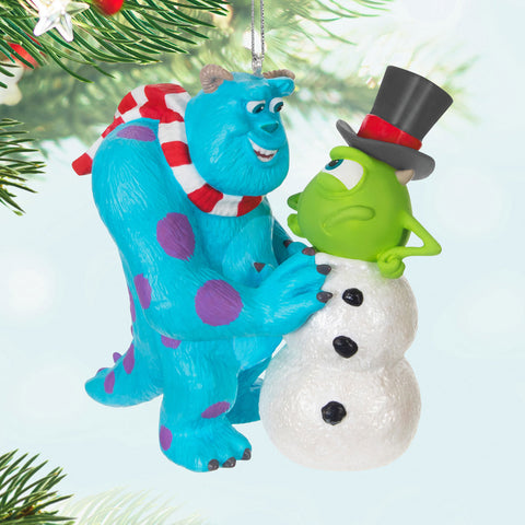 Disney/Pixar Monsters, Inc. Sulley Builds a Snow-Mike 2024 Hallmark Keepsake Ornament Hallmark Keepsake Ornament Hallmark   