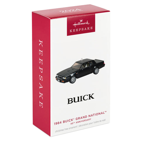 1984 Buick® Grand National™ 40th Anniversary 2024 Metal 2024 Hallmark Keepsake Ornament Hallmark Keepsake Ornament Hallmark   