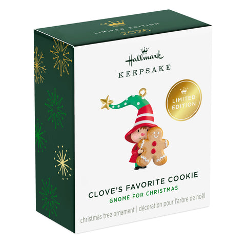 Hallmark Gnome for Christmas Clove's Favorite Cookie Ornament Hallmark