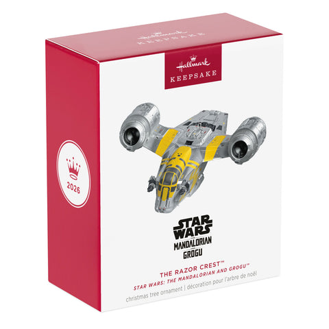 Hallmark Star Wars: The Mandalorian and Grogu™ The Razor Crest™ Ornament Hallmark