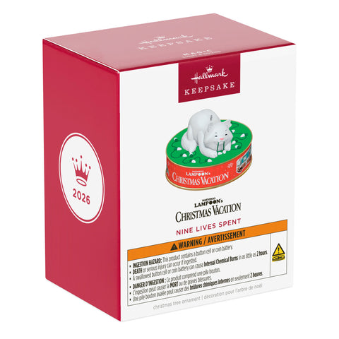 Hallmark National Lampoon's Christmas Vacation™ Nine Lives Spent Ornament With Light and Sound Hallmark