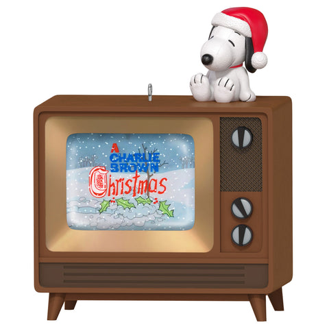 Hallmark The Peanuts® Gang A Charlie Brown Christmas Ornament With Video, Light and Sound Hallmark