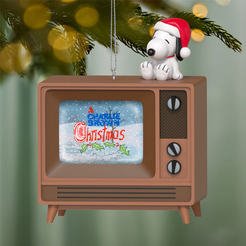 Hallmark The Peanuts® Gang A Charlie Brown Christmas Ornament With Video, Light and Sound Hallmark