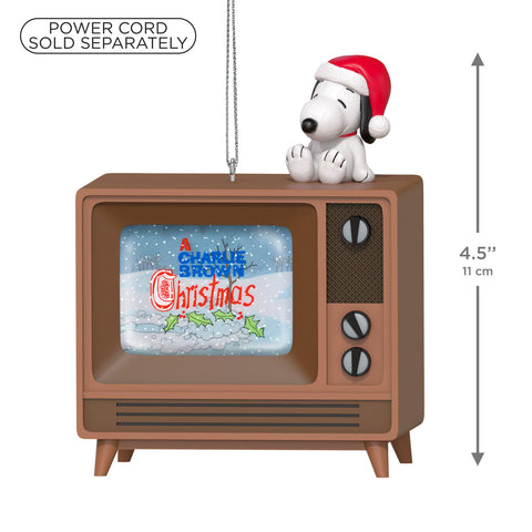 Hallmark The Peanuts® Gang A Charlie Brown Christmas Ornament With Video, Light and Sound Hallmark