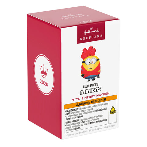 Hallmark Minions Otto’s Merry Mayhem Ornament With Sound Hallmark