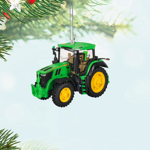 John Deere 7R 350 Tractor Metal 2024 Hallmark Keepsake Ornament Hallmark Keepsake Ornament Hallmark   