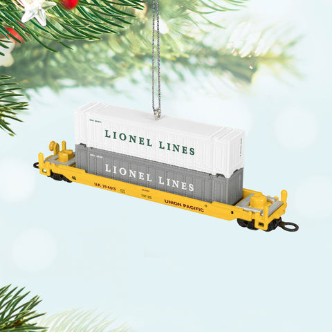 Lionel® Union Pacific Husky Stack Metal 2024 Hallmark Keepsake Ornament Hallmark Keepsake Ornament Hallmark   