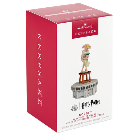 Harry Potter and the Chamber of Secrets™ Collection Dobby™ 2024 Hallmark Keepsake Ornament With Light and Sound Hallmark Keepsake Ornament Hallmark   