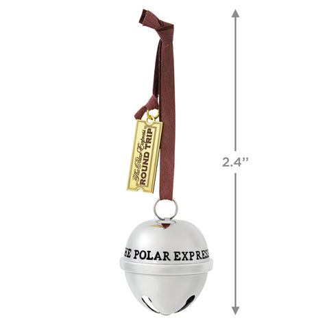 The Polar Express™ 20th Anniversary Santa's Sleigh Bell 2024 Metal 2024 Hallmark Keepsake Ornament Hallmark Keepsake Ornament Hallmark   