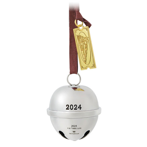 The Polar Express™ 20th Anniversary Santa's Sleigh Bell 2024 Metal 2024 Hallmark Keepsake Ornament Hallmark Keepsake Ornament Hallmark   