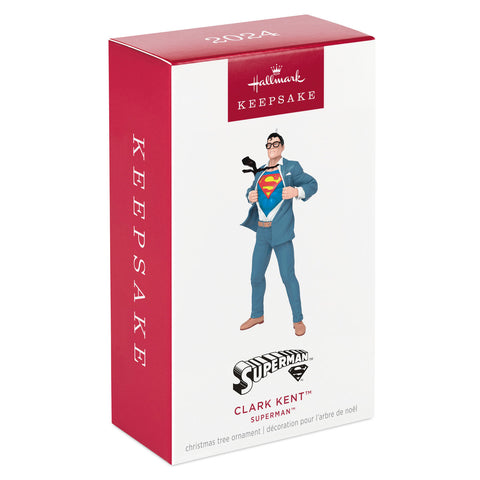 DC™ Superman™ Clark Kent™ 2024 Hallmark Keepsake Ornament Hallmark Keepsake Ornament Hallmark   