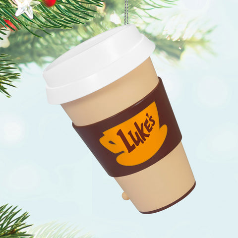 Gilmore Girls Luke's Diner Travel Mug 2024 Hallmark Keepsake Ornament With Sound Hallmark Keepsake Ornament Hallmark   