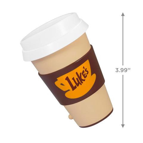 Gilmore Girls Luke's Diner Travel Mug 2024 Hallmark Keepsake Ornament With Sound Hallmark Keepsake Ornament Hallmark   