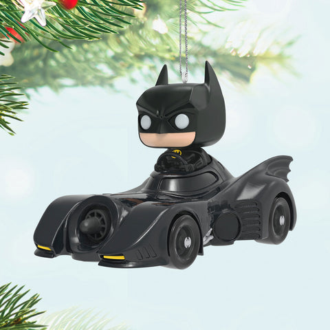 DC™ 1989 Batman™ in His Batmobile™ Funko POP!® 2024 Hallmark Keepsake Ornament Hallmark Keepsake Ornament Hallmark   