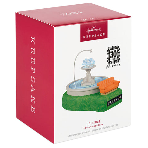 Friends 30th Anniversary 2024 Hallmark Keepsake Ornament With Light and Sound Hallmark Keepsake Ornament Hallmark   