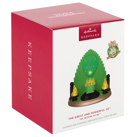 The Wizard of Oz™ The Great and Powerful Oz™ 2024 Hallmark Keepsake Ornament With Light and Sound Hallmark Keepsake Ornament Hallmark   