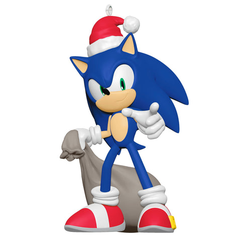 Sonic the Hedgehog™ Santa Sonic 2024 Hallmark Keepsake Ornament Hallmark Keepsake Ornament Hallmark Default Title  