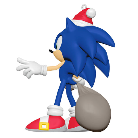 Sonic the Hedgehog™ Santa Sonic 2024 Hallmark Keepsake Ornament Hallmark Keepsake Ornament Hallmark   