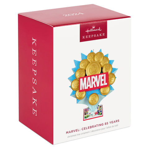 Marvel: Celebrating 85 Years 2024 Hallmark Keepsake Ornament Hallmark Keepsake Ornament Hallmark   