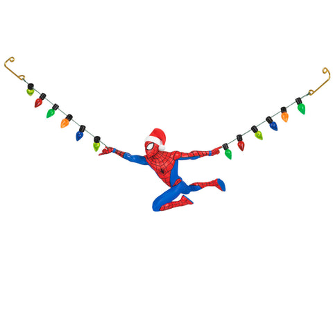 Marvel Spider-Man Holidays in Full Swing 2024 Hallmark Keepsake Ornament Hallmark Keepsake Ornament Hallmark Default Title  