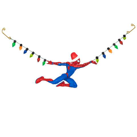 Marvel Spider-Man Holidays in Full Swing 2024 Hallmark Keepsake Ornament Hallmark Keepsake Ornament Hallmark   