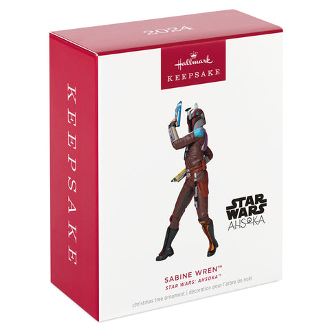 Star Wars: Ahsoka™ Sabine Wren™ 2024 Hallmark Keepsake Ornament Hallmark Keepsake Ornament Hallmark   