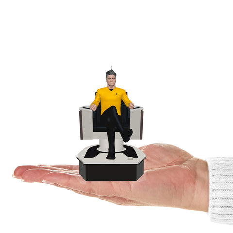 Star Trek™: Strange New Worlds Captain Christopher Pike 2024 Hallmark Keepsake Ornament With Sound Hallmark Keepsake Ornament Hallmark   