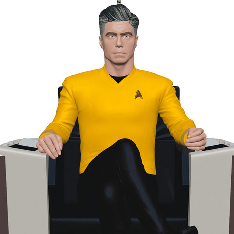 Star Trek™: Strange New Worlds Captain Christopher Pike 2024 Hallmark Keepsake Ornament With Sound Hallmark Keepsake Ornament Hallmark   