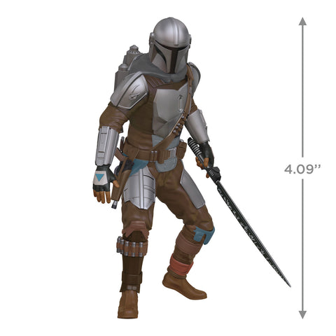 Star Wars: The Mandalorian™ Wielding the Darksaber™ 2024 Hallmark Keepsake Ornament Hallmark Keepsake Ornament Hallmark   