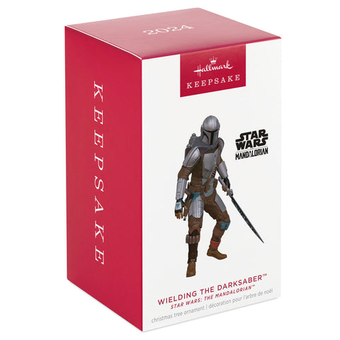 Star Wars: The Mandalorian™ Wielding the Darksaber™ 2024 Hallmark Keepsake Ornament Hallmark Keepsake Ornament Hallmark   