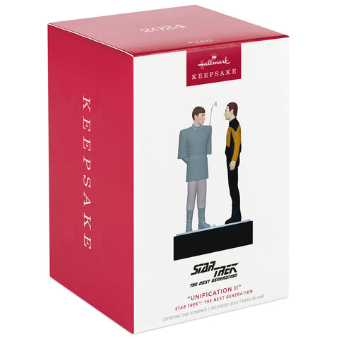 Star Trek™: The Next Generation "Unification II" 2024 Hallmark Keepsake Ornament With Sound Hallmark Keepsake Ornament Hallmark   