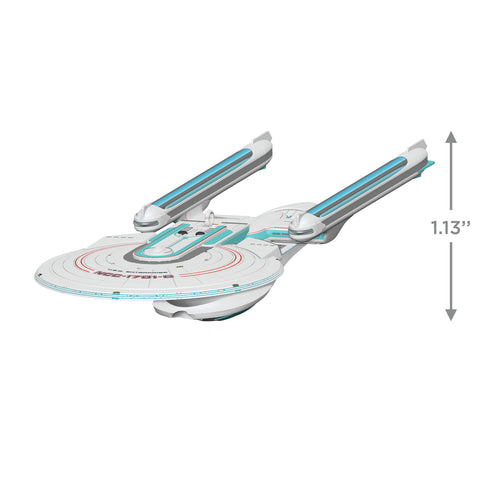 Star Trek™ Generations U.S.S. Enterprise NCC-1701-B 2024 Hallmark Keepsake Ornament With Light Hallmark Keepsake Ornament Hallmark   