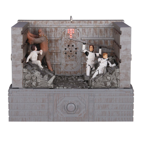 Star Wars: A New Hope™ "Shut Down the Garbage Mashers!" 2024 Hallmark Keepsake Ornament With Light, Sound and Motion Hallmark Keepsake Ornament Hallmark Default Title  