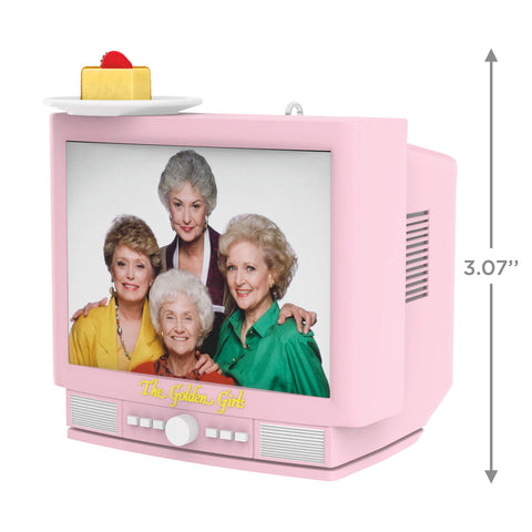 The Golden Girls Cheesecake Break 2024 Hallmark Keepsake Ornament With Light and Sound Hallmark Keepsake Ornament Hallmark   