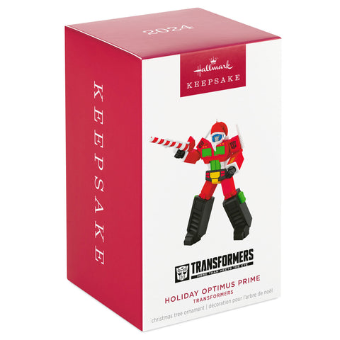 Hasbro® Transformers™ Holiday Optimus Prime 2024 Hallmark Keepsake Ornament Hallmark Keepsake Ornament Hallmark   