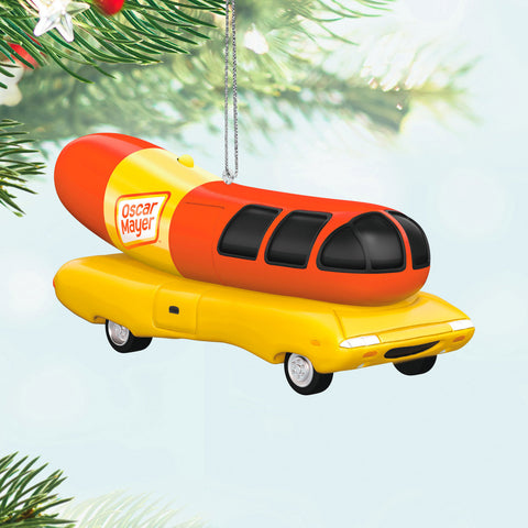 Oscar Mayer™ The Wienermobile® Musical 2024 Hallmark Keepsake Ornament Hallmark Keepsake Ornament Hallmark   