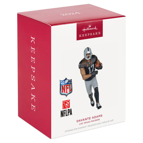 NFL Las Vegas Raiders Davante Adams 2024 Hallmark Keepsake Ornament Hallmark Keepsake Ornament Hallmark   