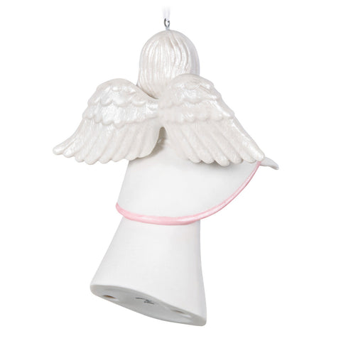 Angel of Healing Porcelain 2024 Hallmark Keepsake Ornament Benefiting Susan G. Komen® Hallmark Keepsake Ornament Hallmark   