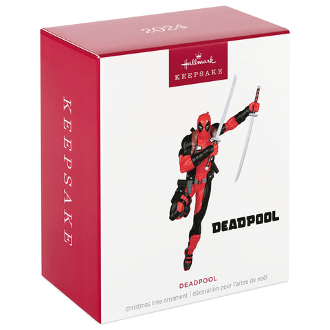 Marvel Deadpool 2024 Hallmark Keepsake Ornament Hallmark Keepsake Ornament Hallmark   