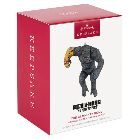 Godzilla x Kong: The New Empire The Almighty Kong 2024 Hallmark Keepsake Ornament Hallmark Keepsake Ornament Hallmark   