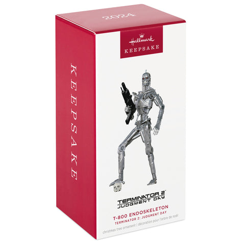 Terminator 2: Judgment Day T-800 Endoskeleton 2024 Hallmark Keepsake Ornament Hallmark Keepsake Ornament Hallmark   