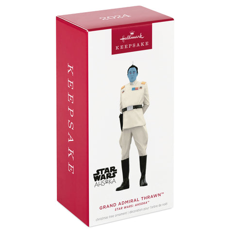 Star Wars: Ahsoka™ Grand Admiral Thrawn™ 2024 Hallmark Keepsake Ornament Hallmark Keepsake Ornament Hallmark   