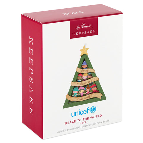 UNICEF Peace to the World Papercraft 2024 Hallmark Keepsake Ornament Hallmark Keepsake Ornament Hallmark   