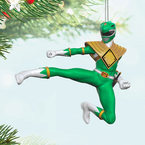 Hasbro® Power Rangers® Green Ranger 2024 Hallmark Keepsake Ornament Hallmark Keepsake Ornament Hallmark   