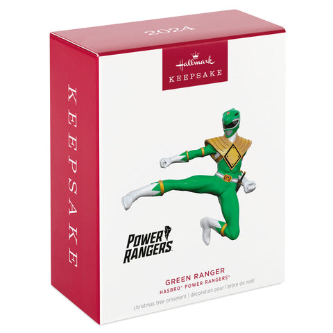 Hasbro® Power Rangers® Green Ranger 2024 Hallmark Keepsake Ornament Hallmark Keepsake Ornament Hallmark   