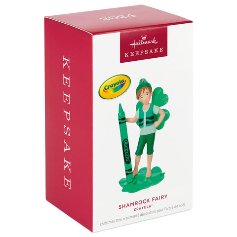 Crayola® Shamrock Fairy 2024 Hallmark Keepsake Ornament Hallmark Keepsake Ornament Hallmark   