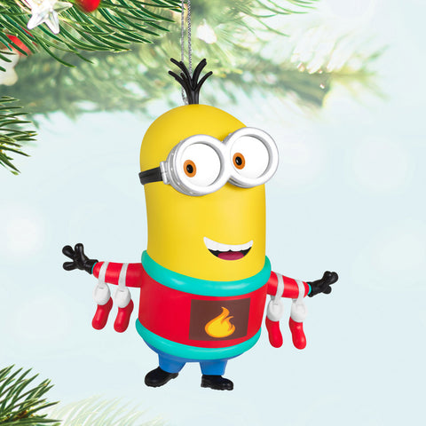 Minions Kevin Decks the Halls 2024 Hallmark Keepsake Ornament With Sound Hallmark Keepsake Ornament Hallmark   