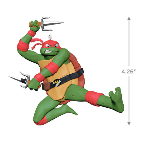 Teenage Mutant Ninja Turtles: Mutant Mayhem Raphael 2024 Hallmark Keepsake Ornament Hallmark Keepsake Ornament Hallmark   