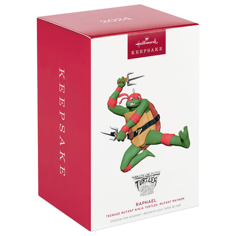 Teenage Mutant Ninja Turtles: Mutant Mayhem Raphael 2024 Hallmark Keepsake Ornament Hallmark Keepsake Ornament Hallmark   